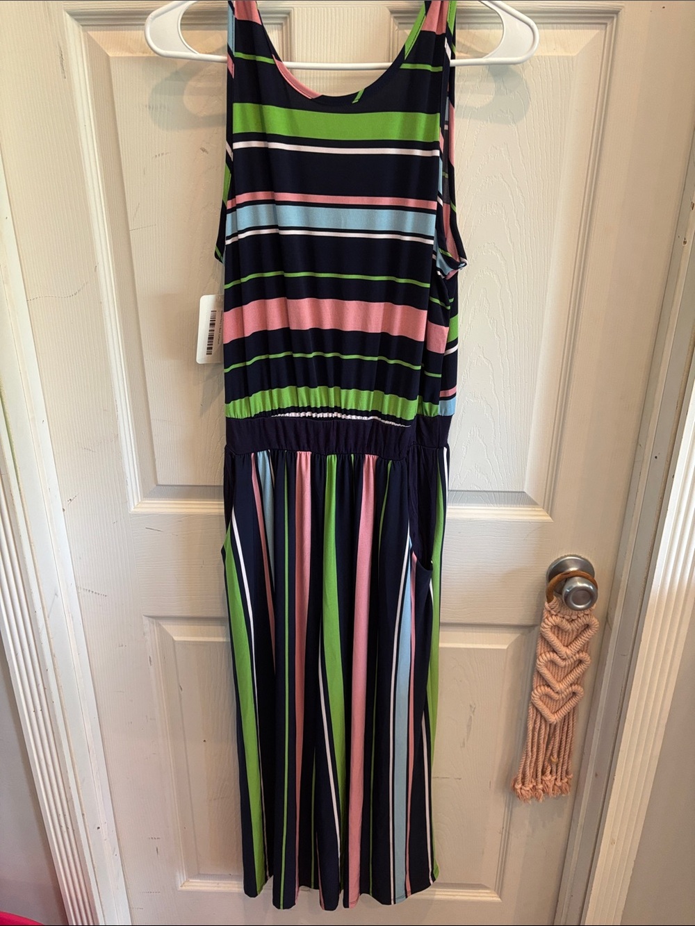 V-Neck Back Jumpsuit NWT